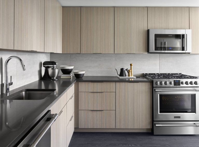 Modern Kitchens At Arrivé Apartments in Seattle, WA